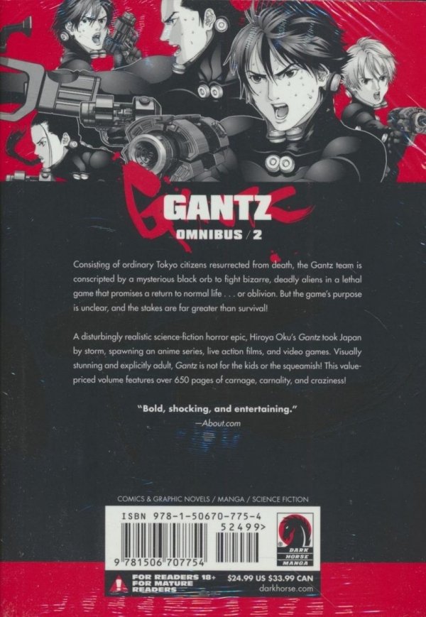 GANTZ OMNIBUS VOL 02 TP [9781506707754] **promocja TOMY**