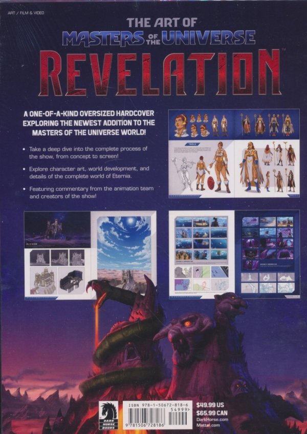 ART OF MASTERS OF THE UNIVERSE REVELATION HC [9781506728186] **promocja STOCK SALE**