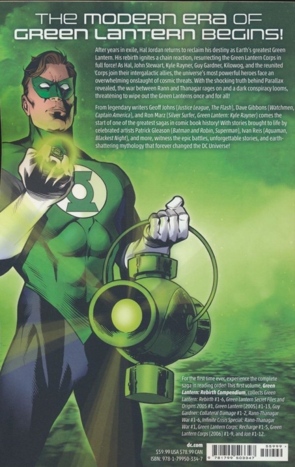 GREEN LANTERN COMPENDIUM VOL 01 REBIRTH TP [9781799503347]
