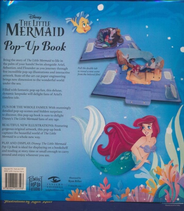 DISNEY THE LITTLE MERMAID POP-UP BOOK HC [9781647227593] **promocja TOMY**
