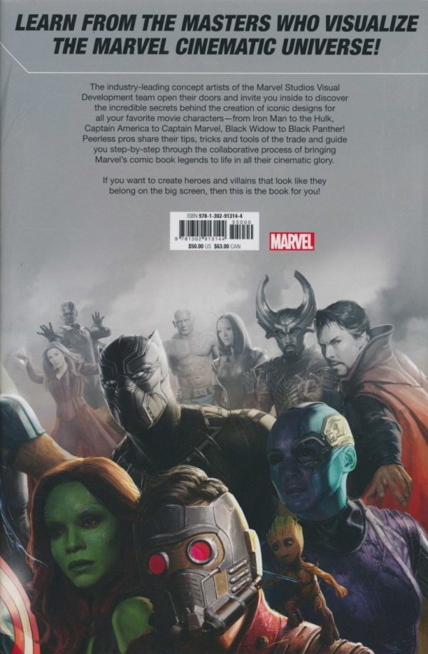 HOW TO PAINT CHARACTERS THE MARVEL STUDIOS WAY HC [9781302913144] **promocja TOMY**