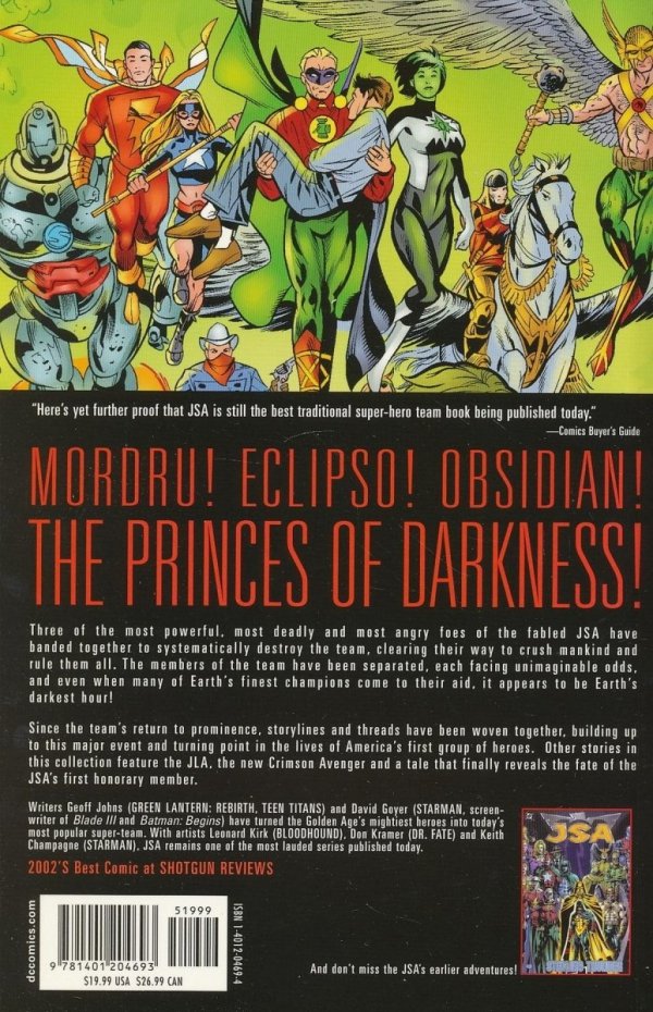 JSA VOL 07 PRINCES OF DARKNESS TP [9781401204693] **promocja TOMY**