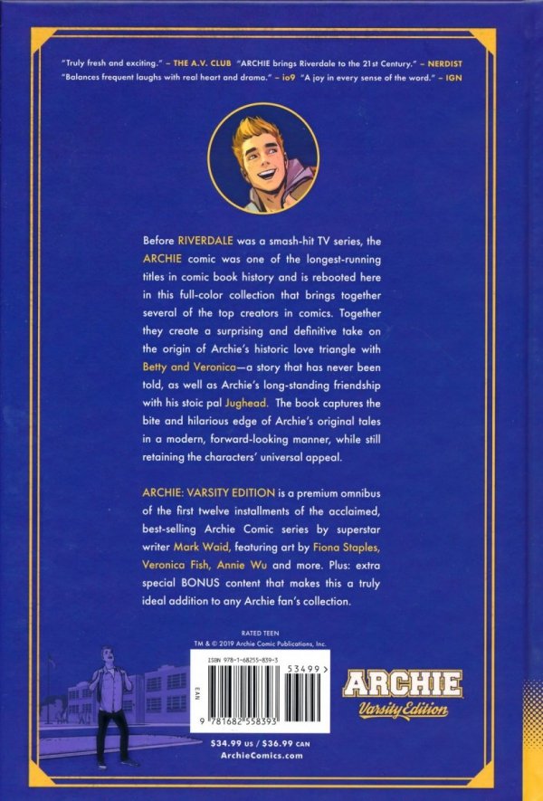 ARCHIE VARSITY EDITION VOL 01 HC [9781682558393] **promocja TOMY**