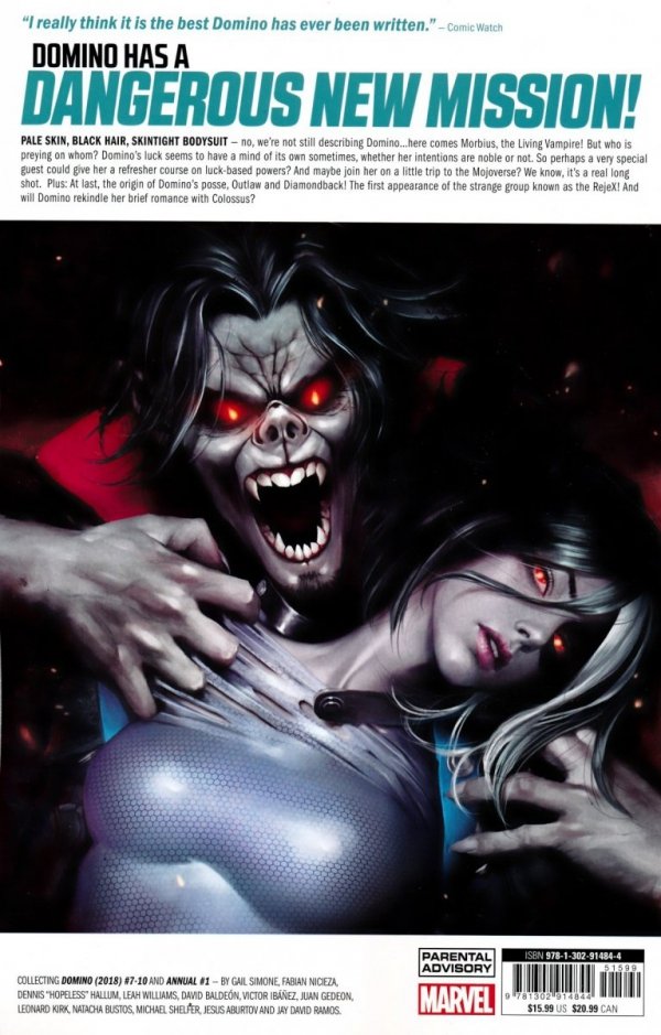 DOMINO VOL 02 SOLDIER OF FORTUNE TP [9781302914844]