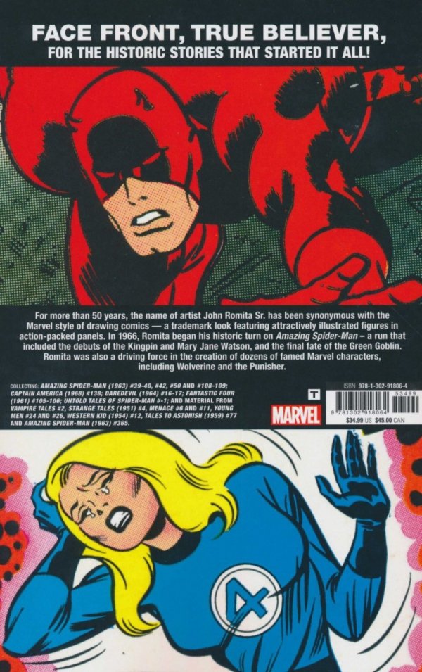MARVEL VISIONARIES JOHN ROMITA SR TP [9781302918064] **promocja TOMY**