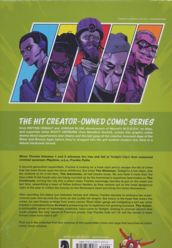 MINOR THREATS LIBRARY EDITION VOL 01 HC [9781506750538]