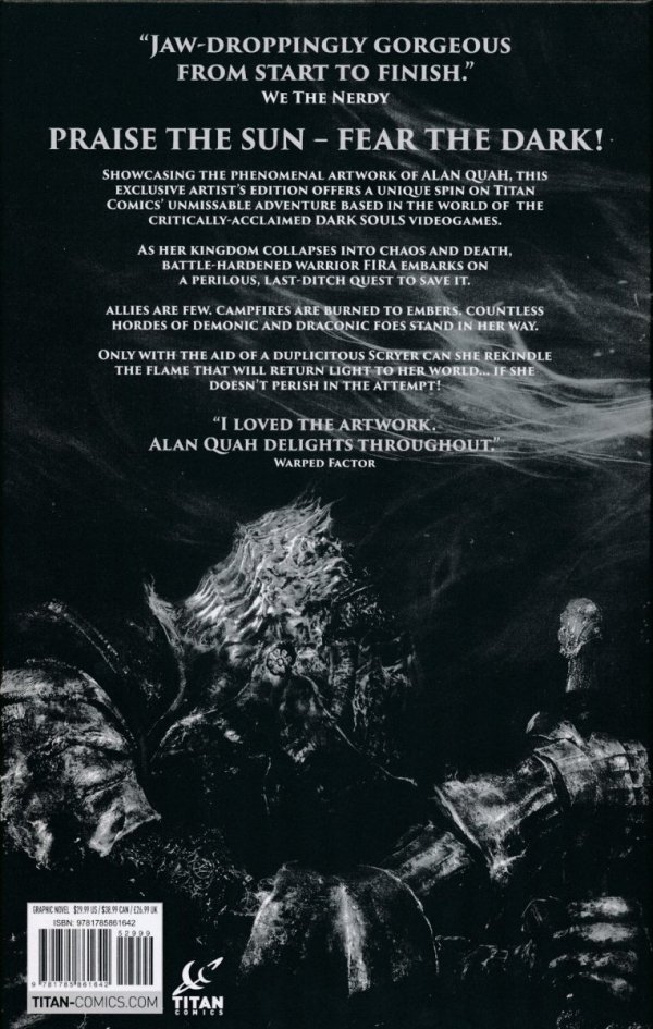 DARK SOULS THE BREATH OF ANDOLUS ARTISTS EDITION HC [9781785861642]