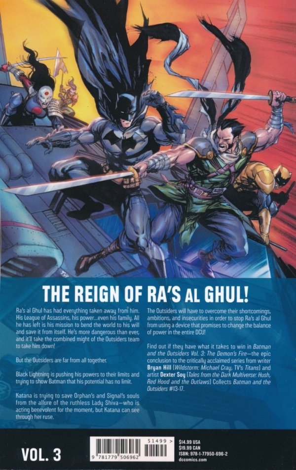 BATMAN AND THE OUTSIDERS VOL 03 THE DEMONS FIRE TP [9781779506962]