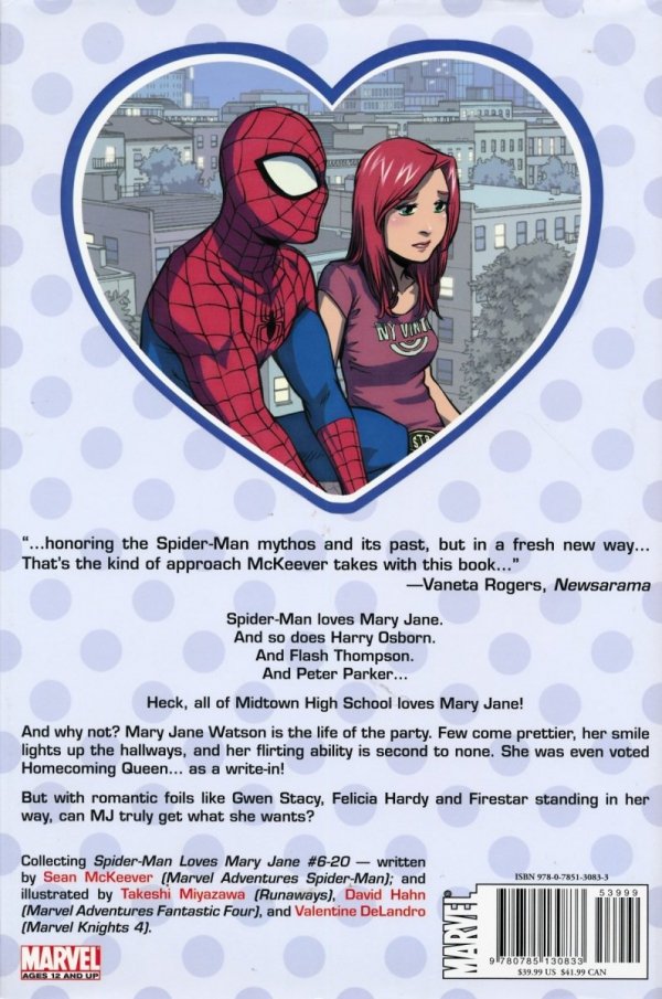 SPIDER-MAN LOVES MARY JANE VOL 02 HC [9780785130833]