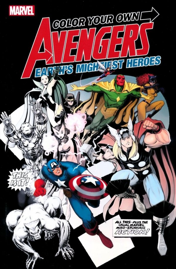 COLOR YOUR OWN AVENGERS EARTHS MIGHTIEST HEROES TP [9781302915360] **promocja TOMY**