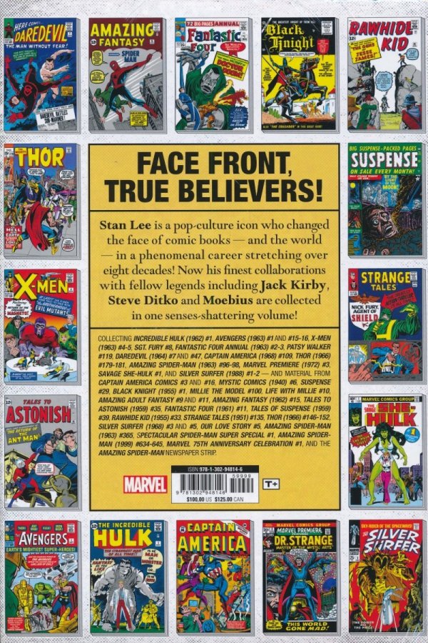 BEST MARVEL STORIES BY STAN LEE OMNIBUS HC [STANDARD] [9781302948146] **promocja TOMY**