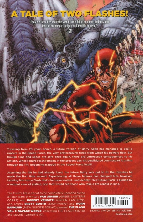 FLASH VOL 07 SAVAGE WORLD TP [9781401263652]