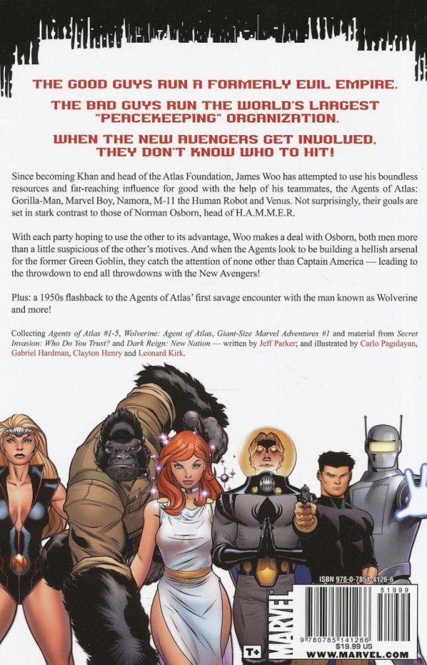 AGENTS OF ATLAS DARK REIGN TP [9780785141266]