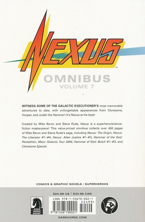 NEXUS OMNIBUS VOL 07 TP [9781506700021] **OFERTA SPECJALNA**