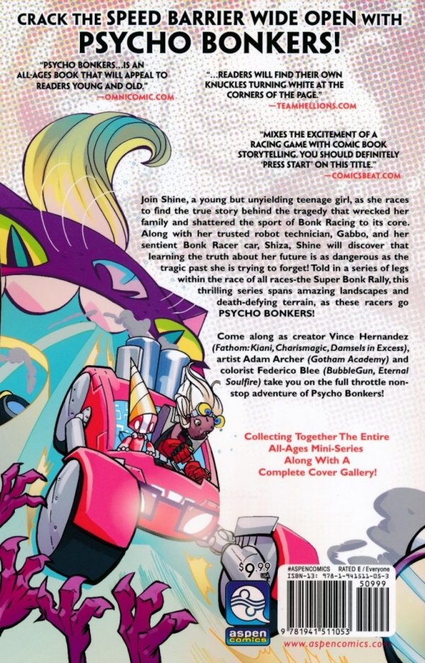 PSYCHO BONKERS VOL 01 FULL THROTTLE TP [9781941511053] **promocja TOMY**
