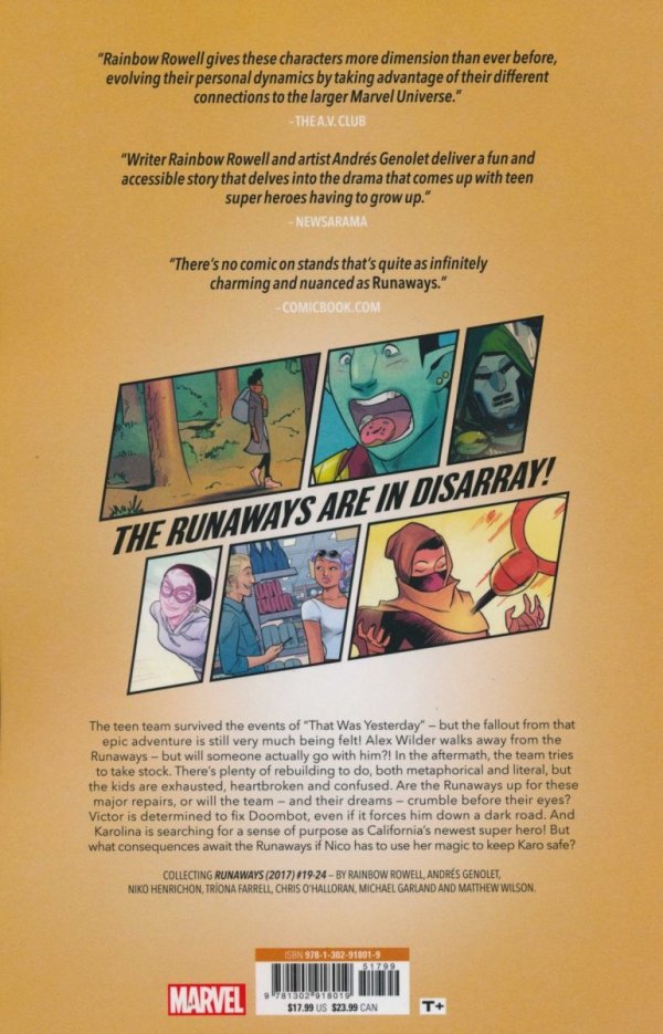 RUNAWAYS VOL 04 BUT YOU CANT HIDE TP [9781302918019] **promocja TOMY**