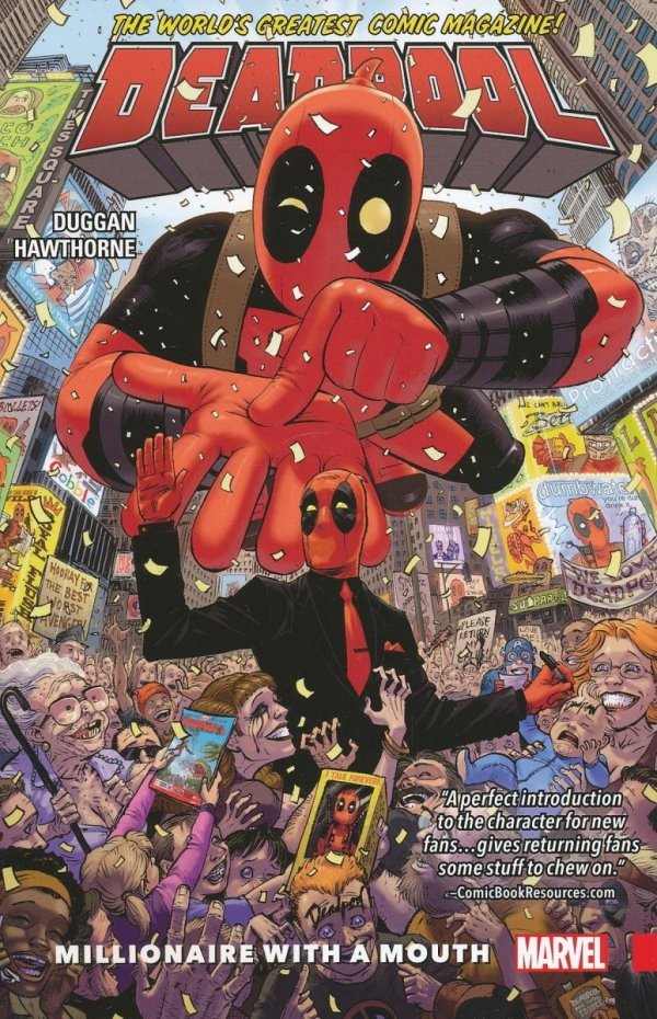 DEADPOOL WORLDS GREATEST VOL 01 MILLIONAIRE WITH A MOUTH TP [9780785196174] **OFERTA SPECJALNA**