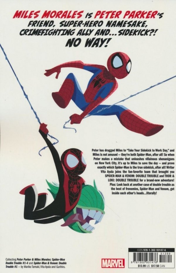 PETER PARKER AND MILES MORALES SPIDER-MEN DOUBLE TROUBLE TP [9781302931476]