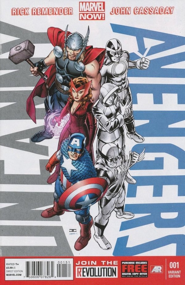 UNCANNY AVENGERS [07826] #01 CVR E [75960607826400151] **promocja ZESZYTY**