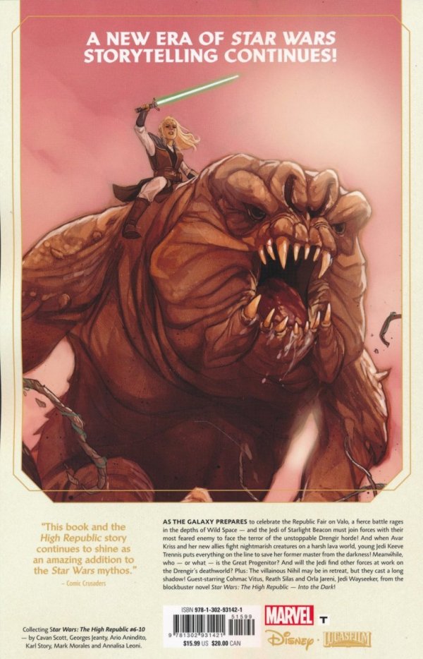 STAR WARS THE HIGH REPUBLIC VOL 02 THE HEART OF DRENGIR TP [9781302931421]