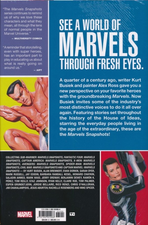 MARVELS SNAPSHOTS HC [9781302924966] **promocja TOMY**