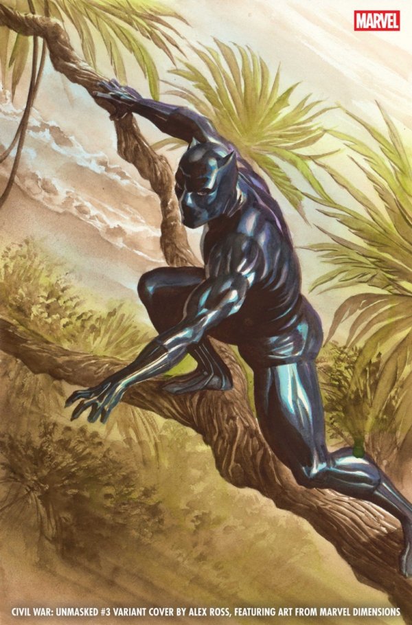 CIVIL WAR UNMASKED #3 ALEX ROSS MARVEL DIMENSIONS VARIANT [75960621471600331]