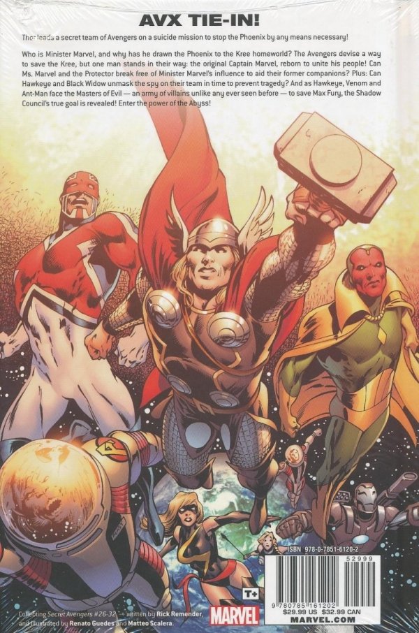 SECRET AVENGERS BY RICK REMENDER VOL 02 HC [9780785161202]