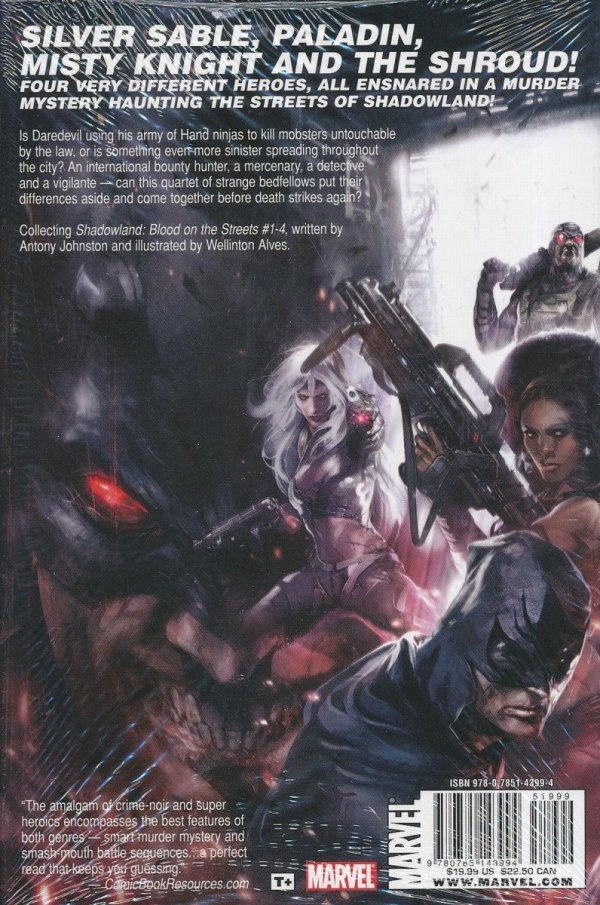 SHADOWLAND BLOOD ON THE STREETS HC [9780785143994] **promocja TOMY**