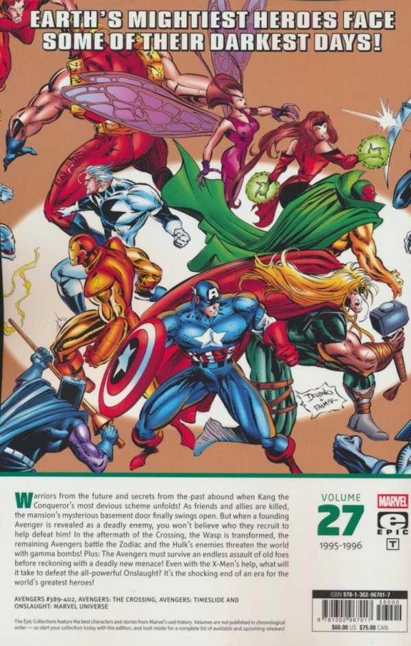 AVENGERS EPIC COLLECTION TIMESLIDE TP [9781302967017]
