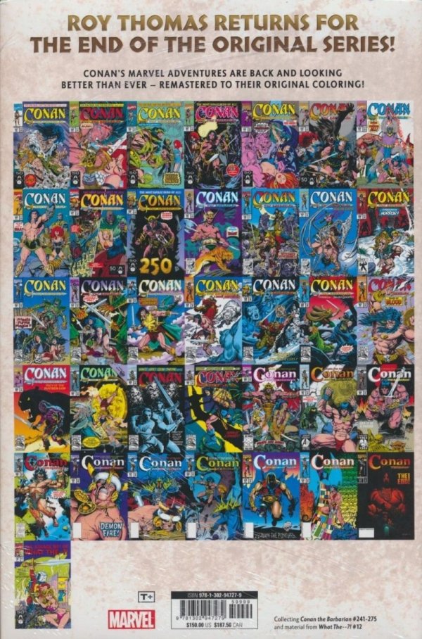 CONAN THE BARBARIAN THE ORIGINAL MARVEL YEARS OMNIBUS VOL 10 HC [STANDARD] [9781302947279] **promocja TOMY**