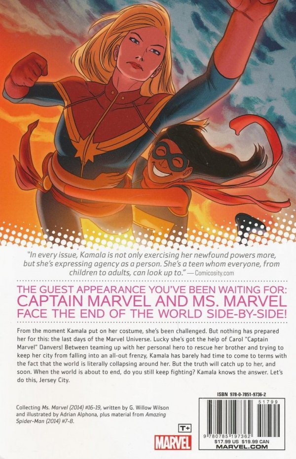 MS MARVEL VOL 04 LAST DAYS TP [9780785197362] **OFERTA SPECJALNA**