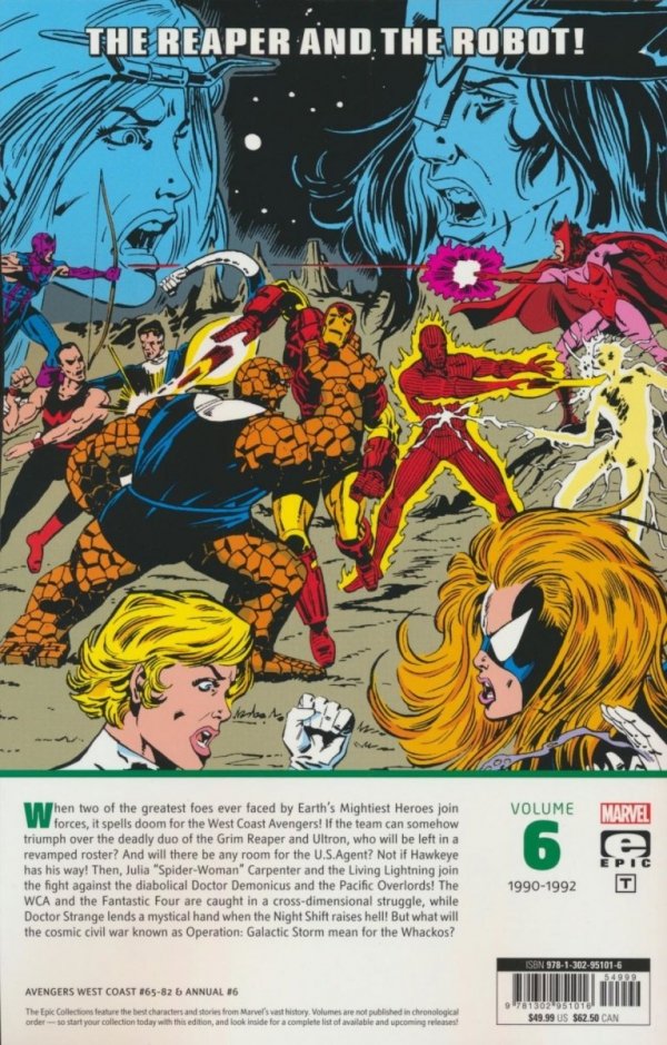 AVENGERS WEST COAST EPIC COLLECTION CALIFORNIA SCREAMING TP [9781302951016] **promocja STOCK SALE**