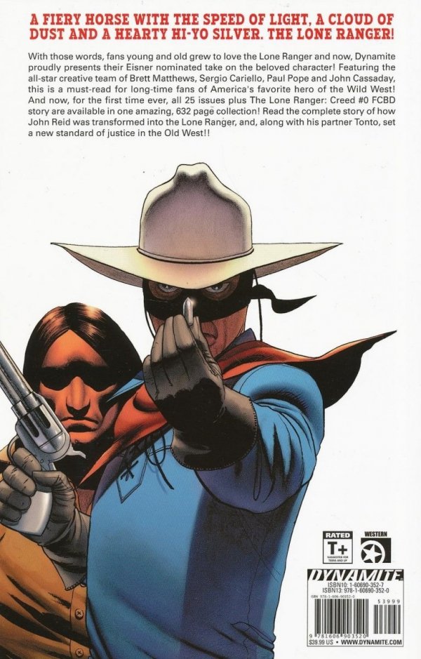 LONE RANGER OMNIBUS VOL 01 TP [9781606903520] **promocja TOMY**