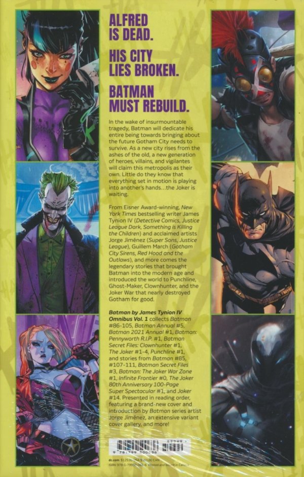 BATMAN BY JAMES TYNION IV OMNIBUS VOL 01 HC [9781799500636] **promocja TOMY**