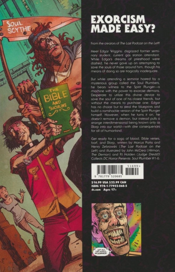 DC HORROR PRESENTS SOUL PLUMBER TP [9781779520685] **promocja STOCK SALE**