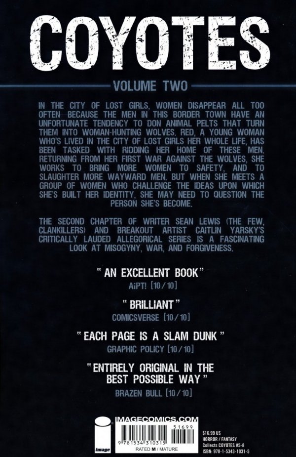 COYOTES VOL 02 TP [9781534310315] **OFERTA SPECJALNA**