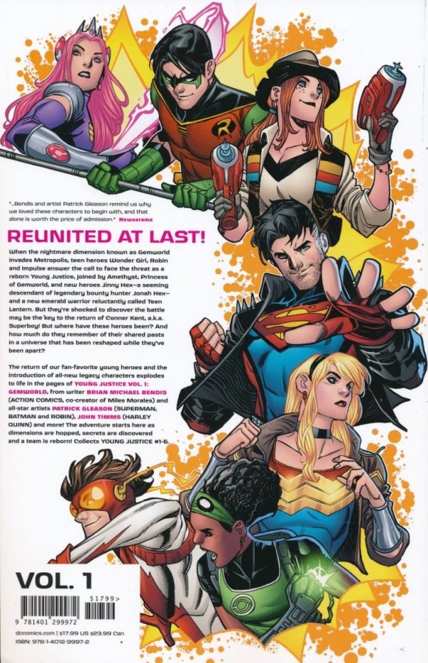 YOUNG JUSTICE VOL 01 GEMWORLD TP [9781401299972]