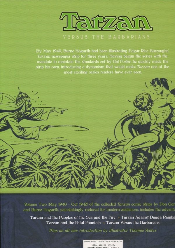 EDGAR RICE BURROUGHS TARZAN VERSUS THE BARBARIANS HC [9781781163184]