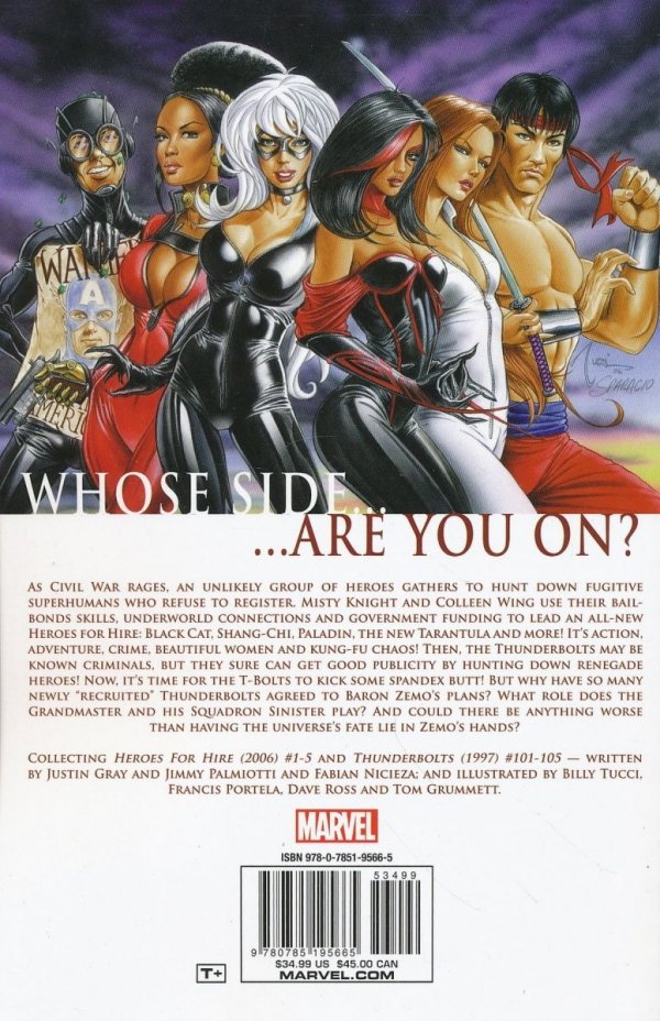CIVIL WAR HEROES FOR HIRE THUNDERBOLTS TP [9780785195665] **OFERTA SPECJALNA**