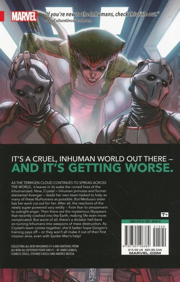 ALL-NEW INHUMANS VOL 01 GLOBAL OUTREACH TP [9780785196389] **OFERTA SPECJALNA**