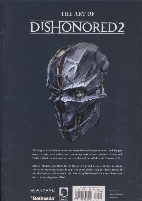 ART OF DISHONORED 2 HC [9781506702292]