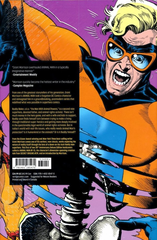 ANIMAL MAN BY GRANT MORRISON 30TH ANNIVERSARY DELUXE EDITION VOL 01 HC [9781401285470] **promocja TOMY**