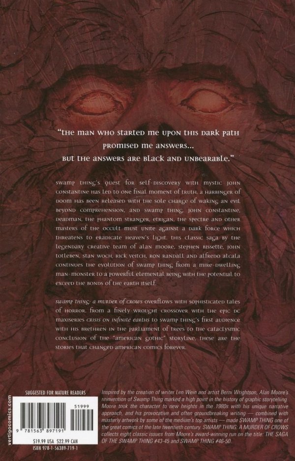 SWAMP THING VOL 04 A MURDER OF CROWS TP [9781563897191] **OFERTA SPECJALNA**