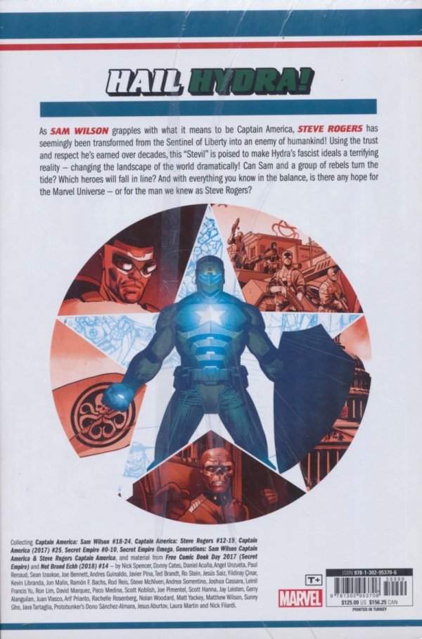 CAPTAIN AMERICA BY NICK SPENCER OMNIBUS VOL 02 HC [STANDARD] [9781302953706] **OFERTA SPECJALNA**