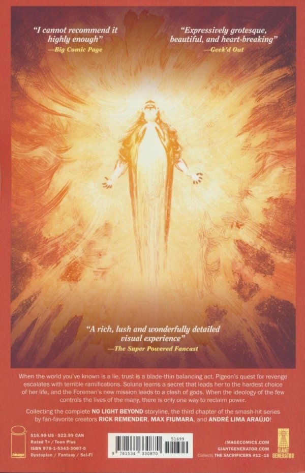 SACRIFICERS VOL 03 TP [9781534330870]