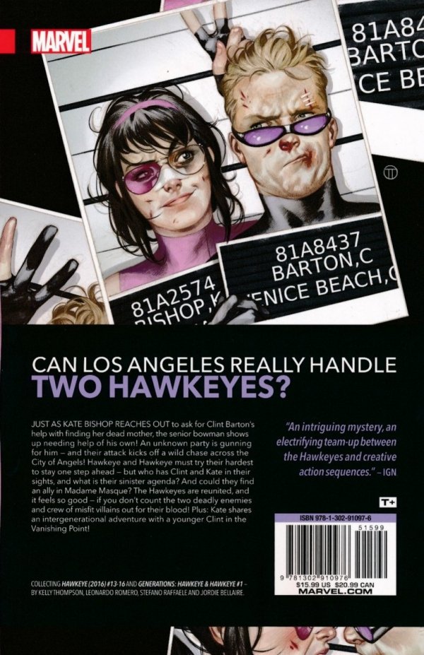 HAWKEYE KATE BISHOP VOL 03 FAMILY REUNION TP [9781302910976]