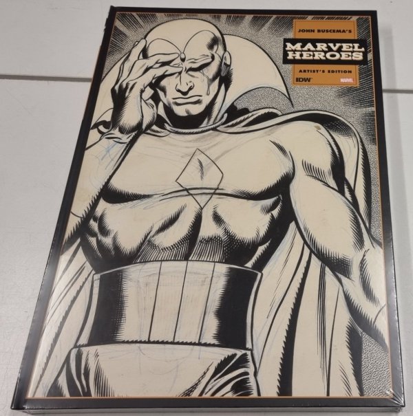 JOHN BUSCEMAS MARVEL HEROES ARTISTS EDITION HC [9781684058716] **promocja TOMY**