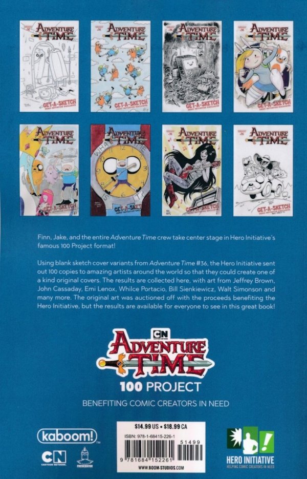 ADVENTURE TIME 100 PROJECT THE HERO INITIATIVE TP [9781684152261]
