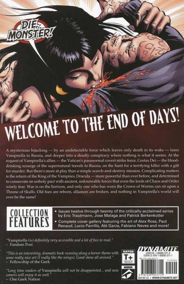 VAMPIRELLA VOL 03 THRONE OF SKULLS TP [9781606903711] **promocja TOMY**