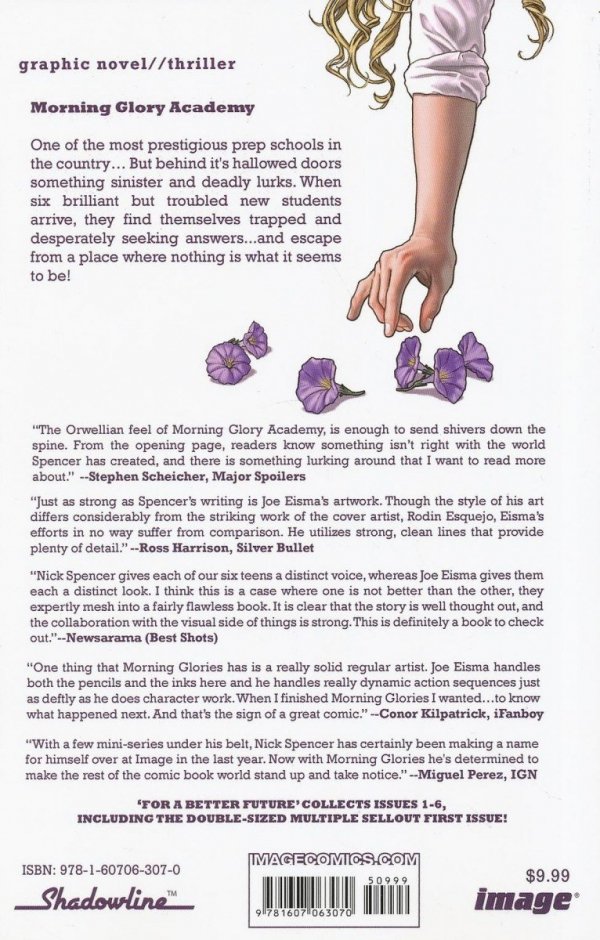 MORNING GLORIES VOL 01 TP [9781607063070]
